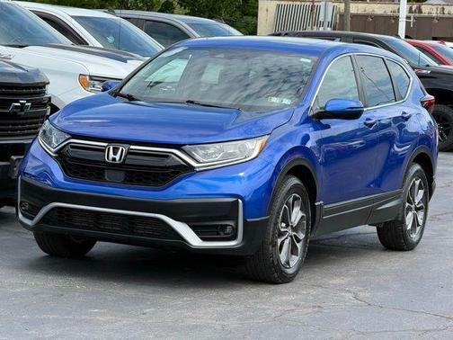Aegean Blue Metallic 2022 Honda CR-V EX-L