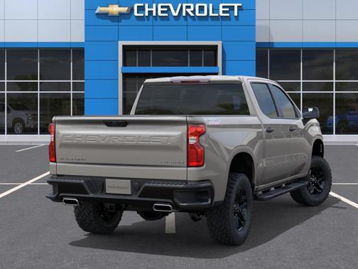 White Sand 2026 Chevrolet Silverado 1500 Custom Trail Boss
