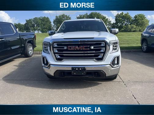 Summit White 2021 GMC Sierra 1500 SLT