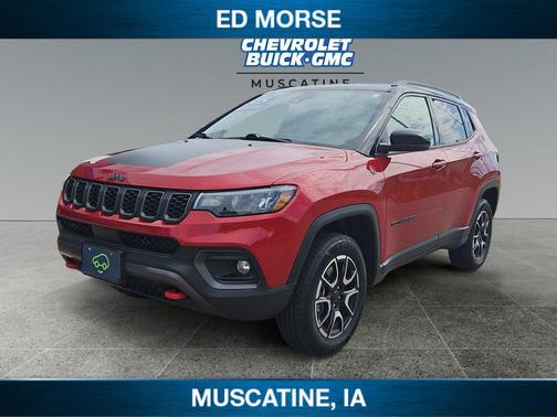Red Hot Pearlcoat 2025 Jeep Compass Trailhawk