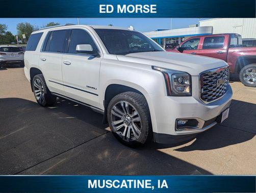 White Frost Tricoat 2019 GMC Yukon Denali