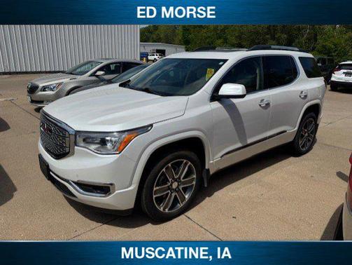 White Frost Tricoat 2019 GMC Acadia Denali