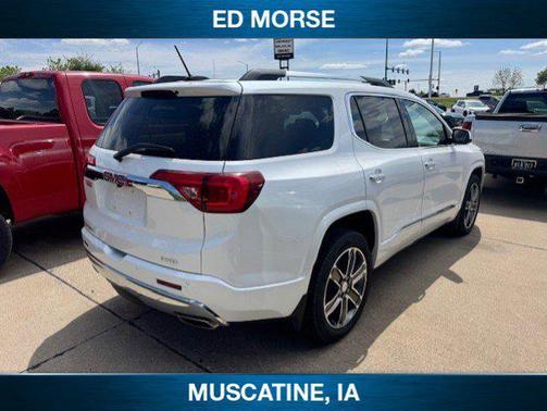 White Frost Tricoat 2019 GMC Acadia Denali