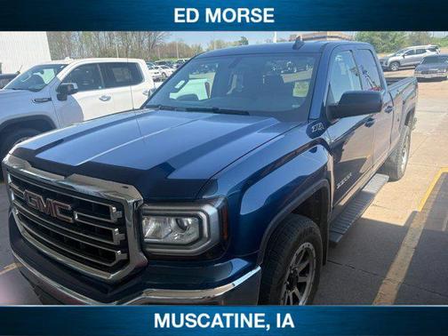 Stone Blue Metallic 2019 GMC Sierra 1500 SLE