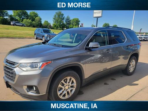 Satin Steel Metallic 2019 Chevrolet Traverse LT Cloth