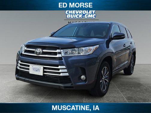 Shoreline Blue Pearl 2018 Toyota Highlander XLE