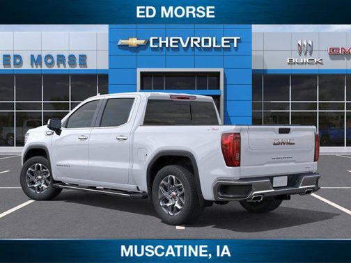 Glacier White Tricoat 2026 GMC Sierra 1500 SLT
