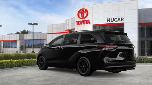 Midnight Black Metallic 2026 Toyota Sienna Woodland Edition