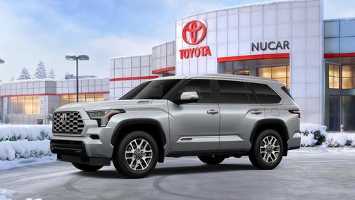 Celestial Silver Metallic 2026 Toyota Sequoia 1794 Edition