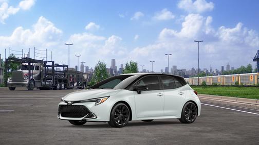 Wind Chill Pearl/Midnight Black Metallic 2026 Toyota Corolla XSE