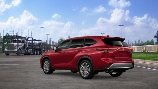 Ruby Flare Pearl 2026 Toyota Highlander Hybrid Platinum