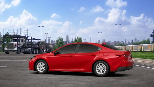Supersonic Red 2026 Toyota Camry LE