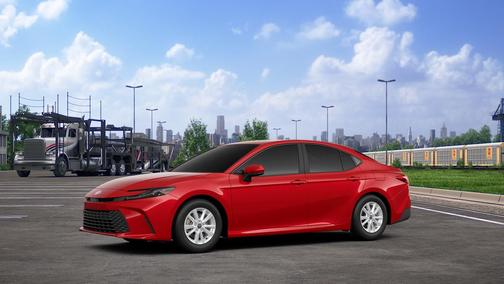 Supersonic Red 2026 Toyota Camry LE