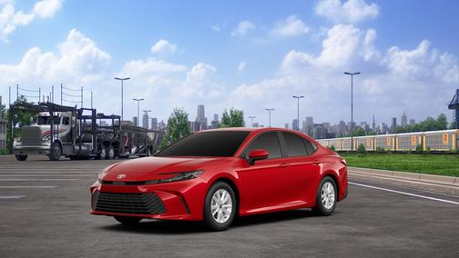 Supersonic Red 2026 Toyota Camry LE