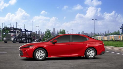 Supersonic Red 2026 Toyota Camry LE