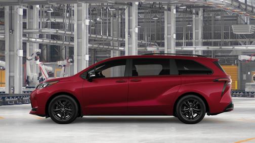 Ruby Flare Pearl 2026 Toyota Sienna XSE 7 Passenger