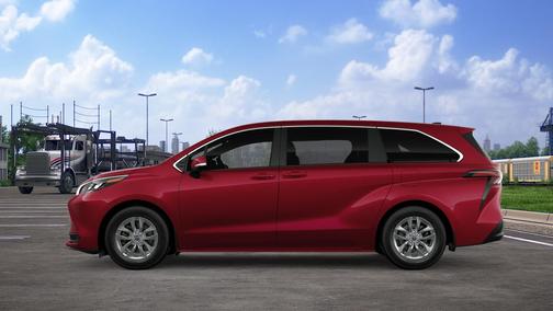 Ruby Flare Pearl 2026 Toyota Sienna LE