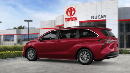Ruby Flare Pearl 2026 Toyota Sienna LE