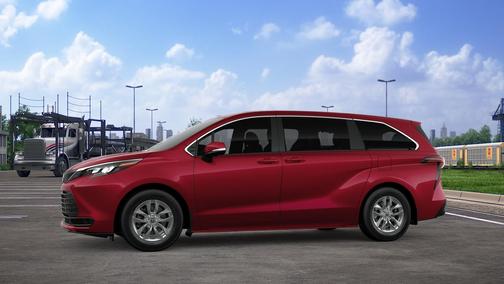 Ruby Flare Pearl 2026 Toyota Sienna LE