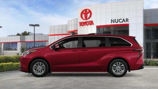 Ruby Flare Pearl 2026 Toyota Sienna LE
