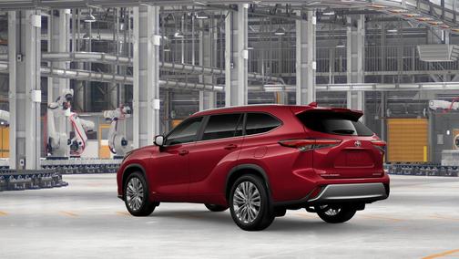 Ruby Flare Pearl 2026 Toyota Highlander Hybrid Platinum