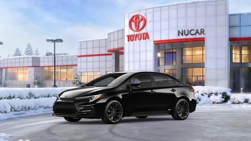 Midnight Black Metallic 2026 Toyota Corolla Hybrid SE