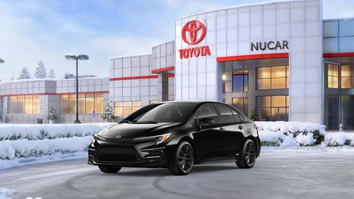 Midnight Black Metallic 2026 Toyota Corolla Hybrid SE