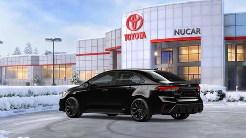 Midnight Black Metallic 2026 Toyota Corolla Hybrid SE