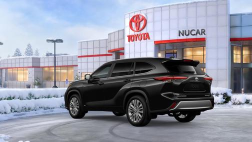 Midnight Black Metallic 2026 Toyota Highlander Hybrid Platinum