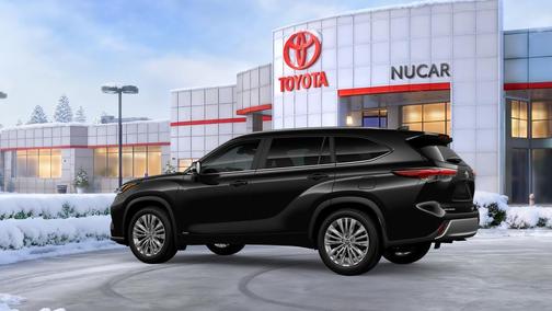 Midnight Black Metallic 2026 Toyota Highlander Hybrid Platinum