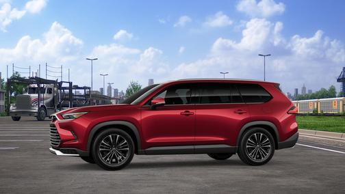 Red 2026 Toyota Grand Highlander Hybrid Platinum MAX