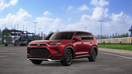 Red 2026 Toyota Grand Highlander Hybrid Platinum MAX