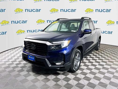 Obsidian Blue Pearl 2021 Honda Ridgeline RTL-E
