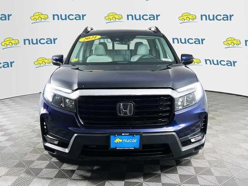Obsidian Blue Pearl 2021 Honda Ridgeline RTL-E