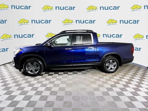Obsidian Blue Pearl 2021 Honda Ridgeline RTL-E