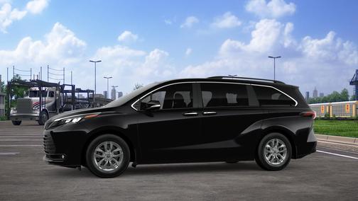 Midnight Black Metallic 2026 Toyota Sienna XLE
