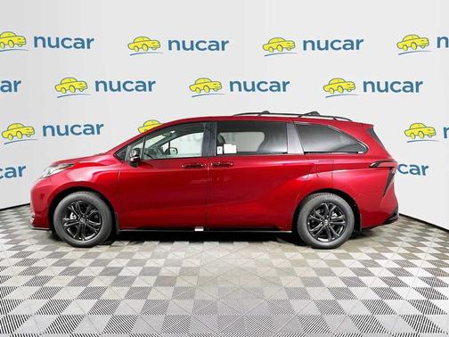 Ruby Flare Pearl 2026 Toyota Sienna XSE 7 Passenger