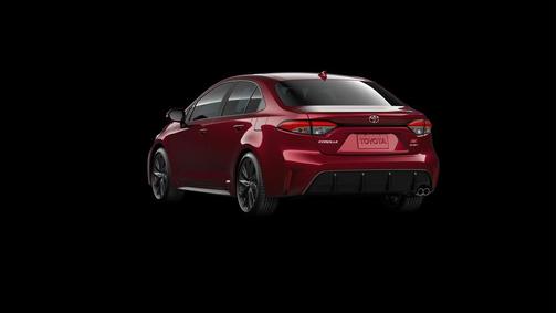 Ruby Flare Pearl 2027 Toyota Corolla Hybrid SE