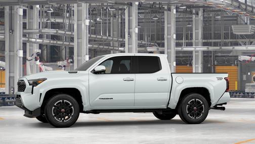 White 2026 Toyota Tacoma Hybrid TRD Sport