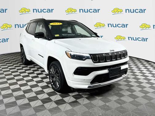 Bright White Clearcoat 2023 Jeep Compass High Altitude
