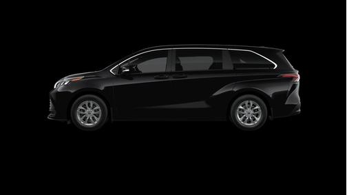 Midnight Black Metallic 2026 Toyota Sienna LE