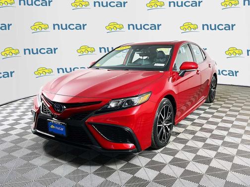 Supersonic Red 2022 Toyota Camry SE