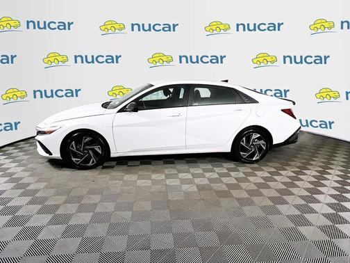 Serenity White 2025 Hyundai ELANTRA Sport