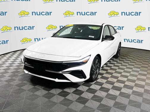 Serenity White 2025 Hyundai ELANTRA Sport
