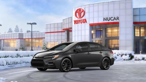 Underground/Midnight Black Metallic 2026 Toyota Corolla XSE