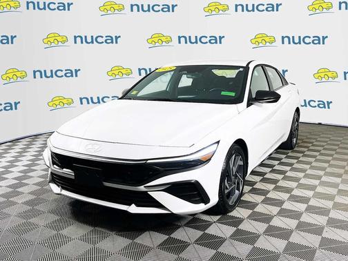 Serenity White 2025 Hyundai ELANTRA Sport