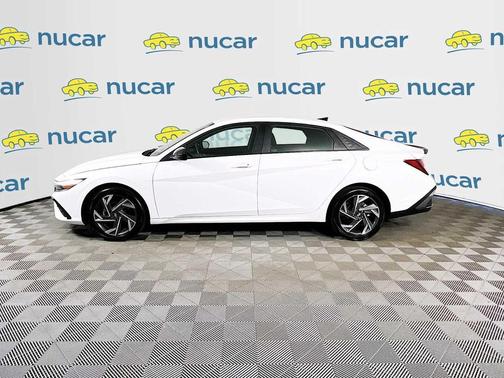 Serenity White 2025 Hyundai ELANTRA Sport