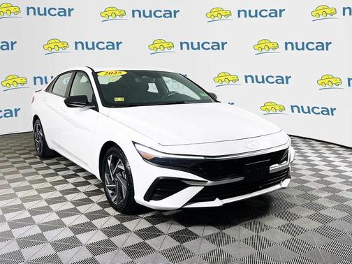 Serenity White 2025 Hyundai ELANTRA Sport