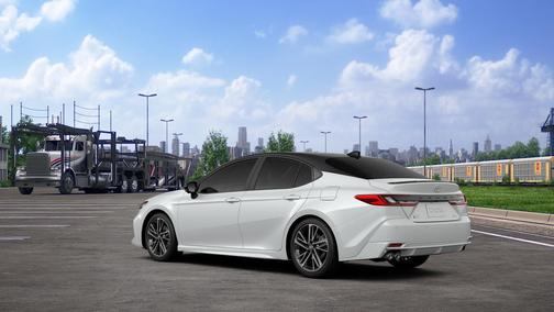 Wind Chill Pearl w/Midnight Black Metallic Roof 2026 Toyota Camry XSE