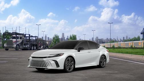 Wind Chill Pearl w/Midnight Black Metallic Roof 2026 Toyota Camry XSE